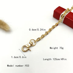 Detachable Metal Bag Strap Lightweight Travel Accessories