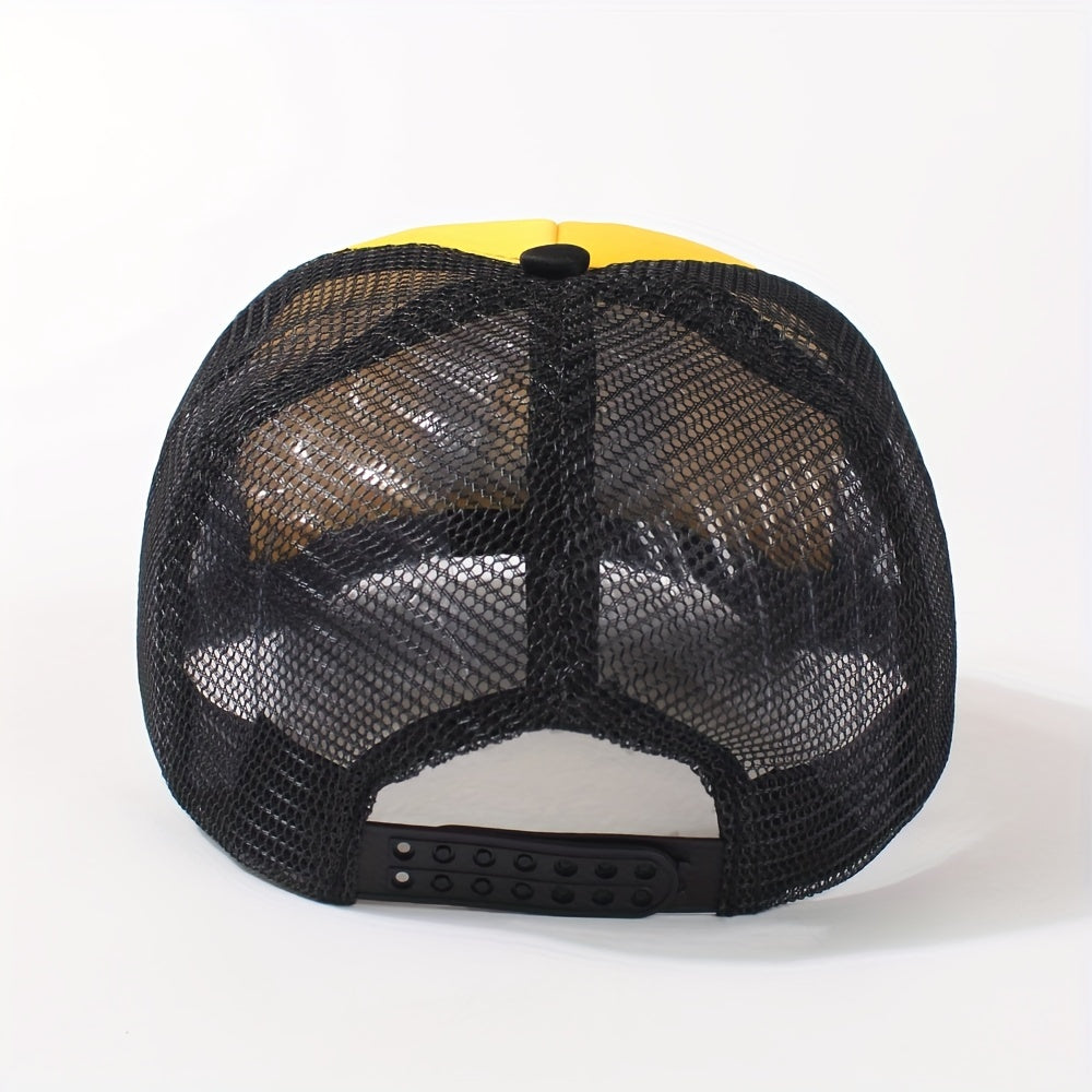 Pentagram Mesh Trucker Hat Breathable Baseball Cap Unisex Sunshade Dad Hats