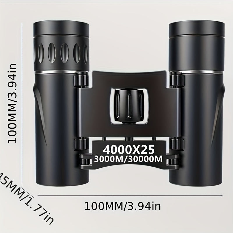 4000x25 Portable HD Binoculars BAK4 Prism