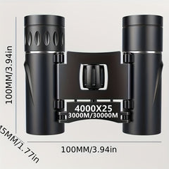 4000x25 Portable HD Binoculars BAK4 Prism
