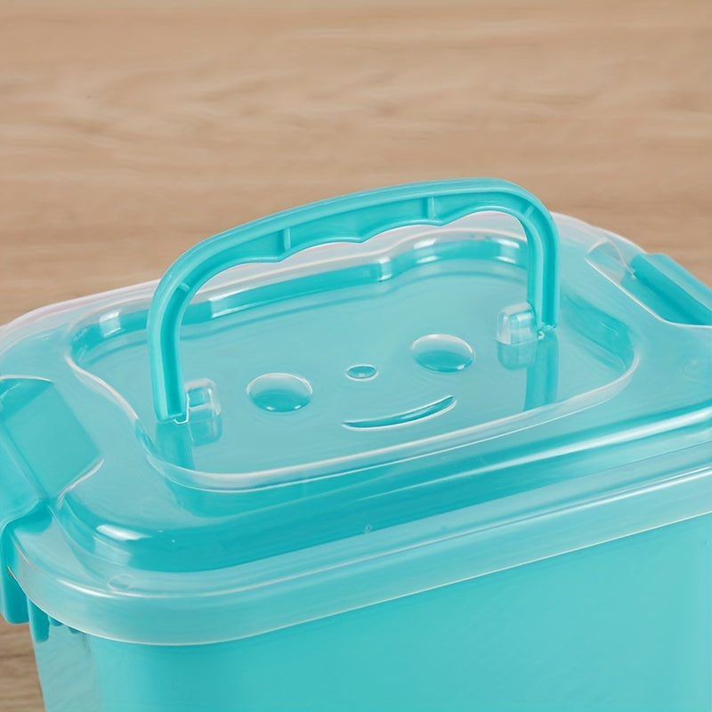 Clear Plastic Storage Box with Latching Lid for Stationery Makeup Toiletry