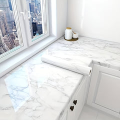 Marble Pattern Wallpaper Self Adhesive Peel & Stick for Kitchen Countertop