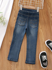 Girls' High Waist Skinny Jeans Stretchy Denim Pants For Kids Teen Girls