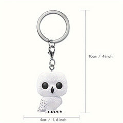 Pocket Owl Figure Model Toy Keychain