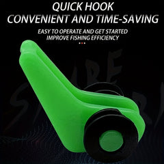 Fishing Rod Pole Hook Keeper Lure Bait Holder Jig Hooks Safety Tool