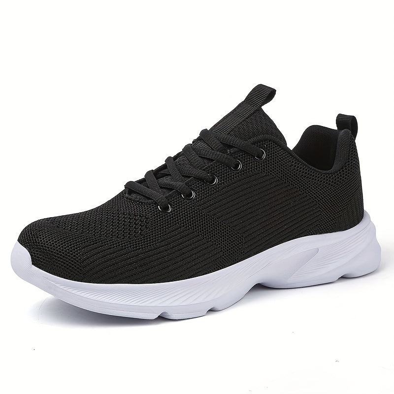 Men's Knit Breathable Running Shoes Outdoor Athletic Sneakers