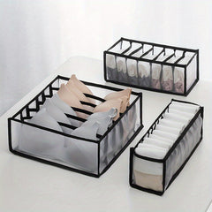 Set Of 3 Sock Underwear Organizer Dividers Storage Boxes