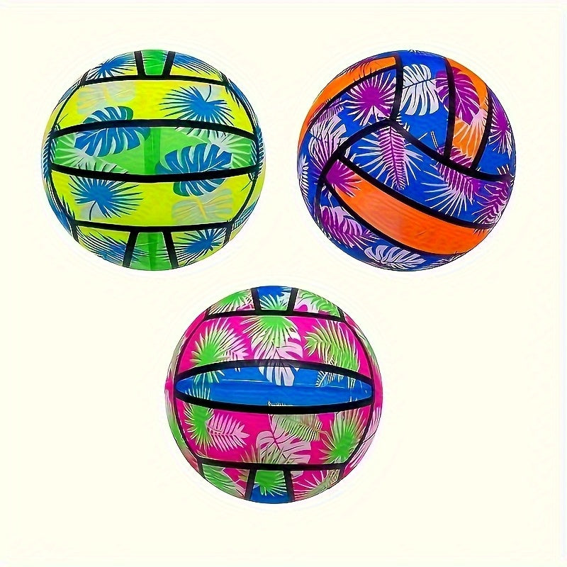 Hawaiian Style Inflatable Beach Volleyball - Durable PVC Floats