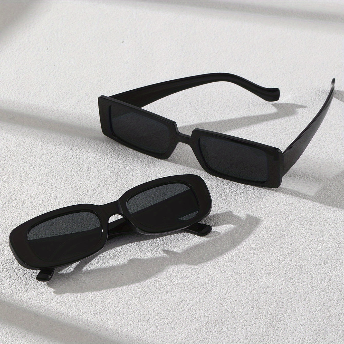 2pcs Men's Small Frame Sports Sunglasses UV Protection