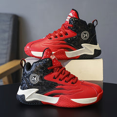 Boys' Comfy Basketball Shoes Breathable Non Slip Sneakers