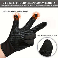 Outdoor Windproof Touch Screen Gloves For Mountaineering