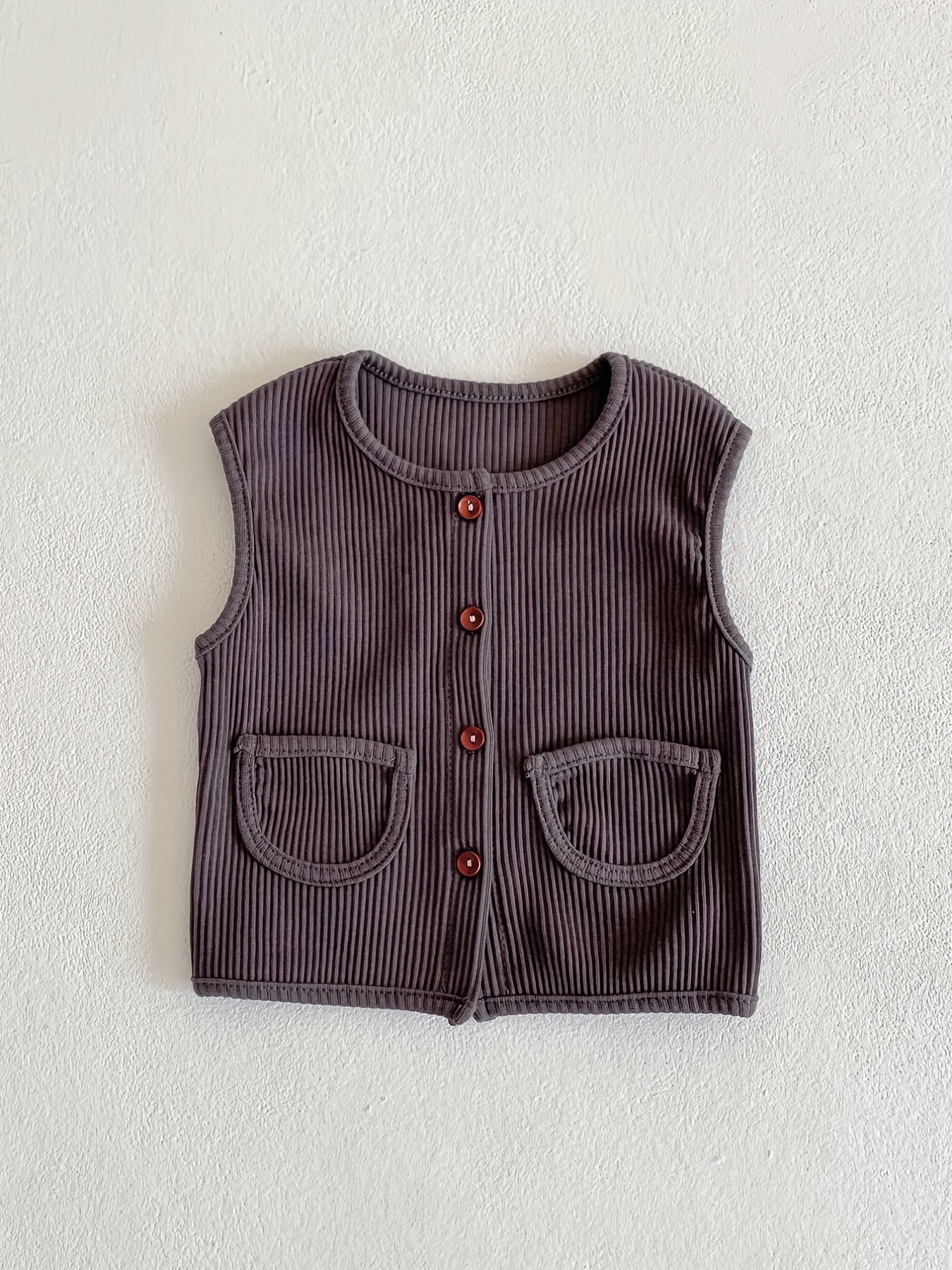 Toddler Knit Sweater Vest Sleeveless Cardigan Top