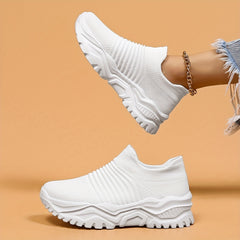 Women's Lightweight Running Shoes Breathable Low Top Outdoor Sneakers