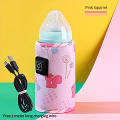 USB Milk Water Warmer Travel Stroller Insulated Bag