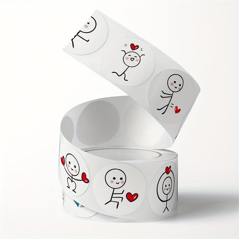 1500 Love Labels Stickers Wedding Holiday Gift Decoration Sealing Scrapbooking