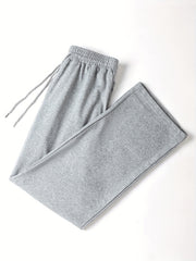 High Waist Drawstring Lounge Pants for Women