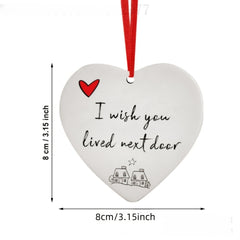 Heart Decoration Pendant Christmas Hanging Decorations Christmas Decorations