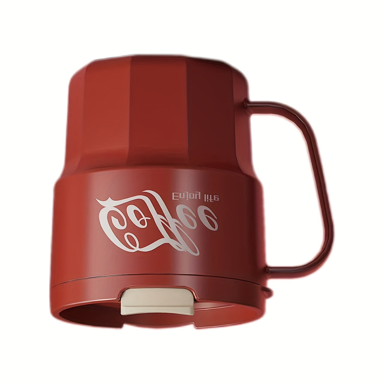 400ml Plastic Coffee Mug with Anti-Scald Handle