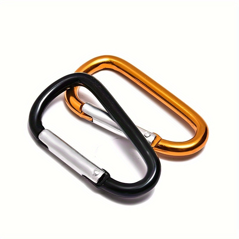 30pcs No 5 Aluminum Alloy Keychain Spring Buckle for Outdoor Camping Hiking