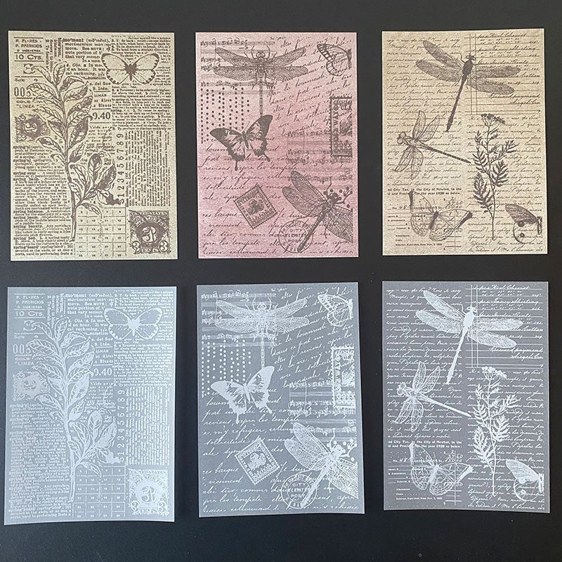 30pcs Retro Vintage Paper Fragments Scrapbooking DIY Material