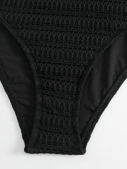 Textured Bikini Set with Tummy Control