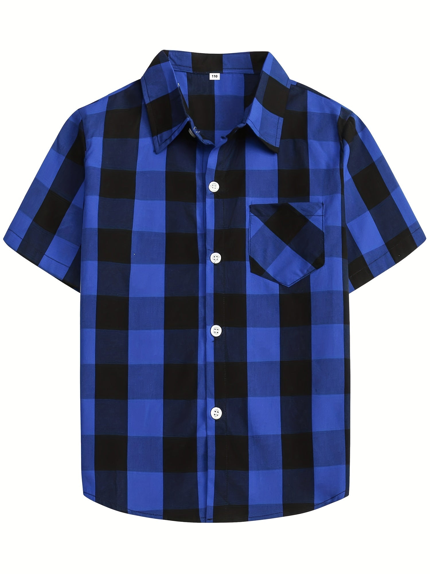Toddler Girls Plaid Casual Blouse Top Kids Summer Clothes