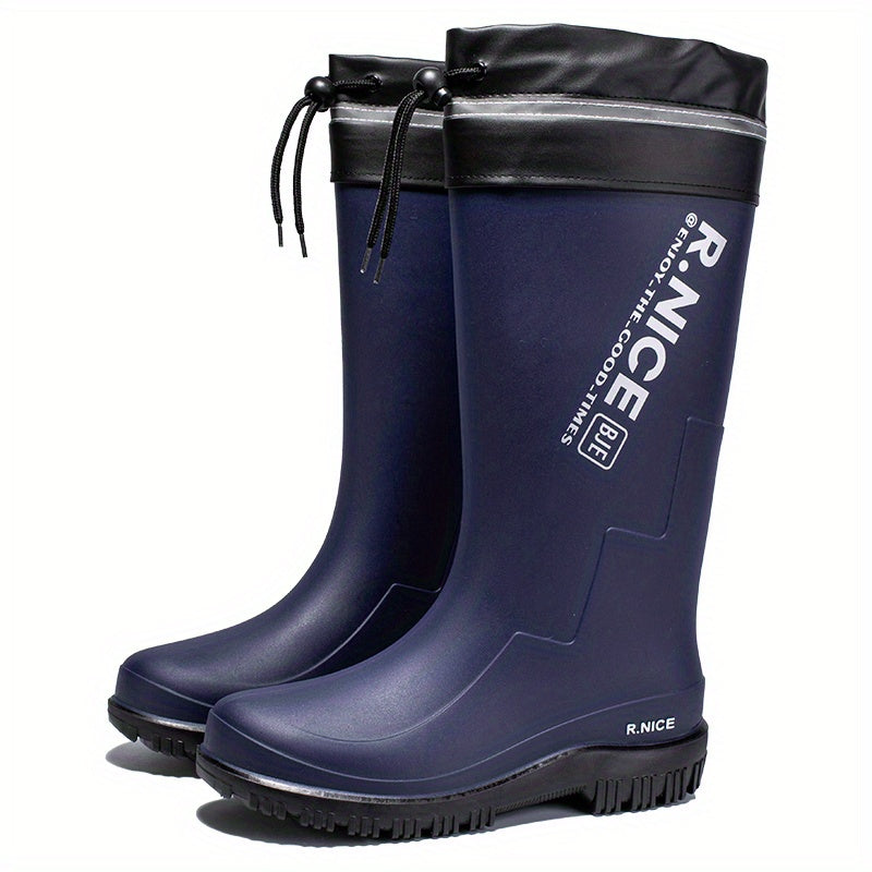 Men's Waterproof Rain Boots Lightweight Garden Shoes