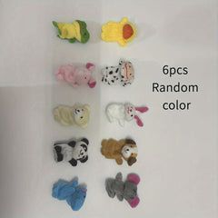 Plush Animal Puppets for Toddlers - Soft Stuffed Toys, Mixed Colors