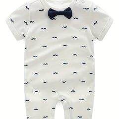 Baby Summer Graphic Cotton Onesie Short Sleeve Romper