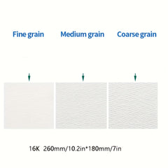 BAOHONG Watercolor Paper 300gsm 63.5KG Acid Artist Paper Textured Surface
