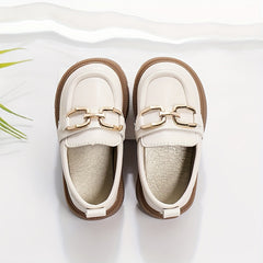 Girls Slip On Non Slip Horsebit Loafers for Kids
