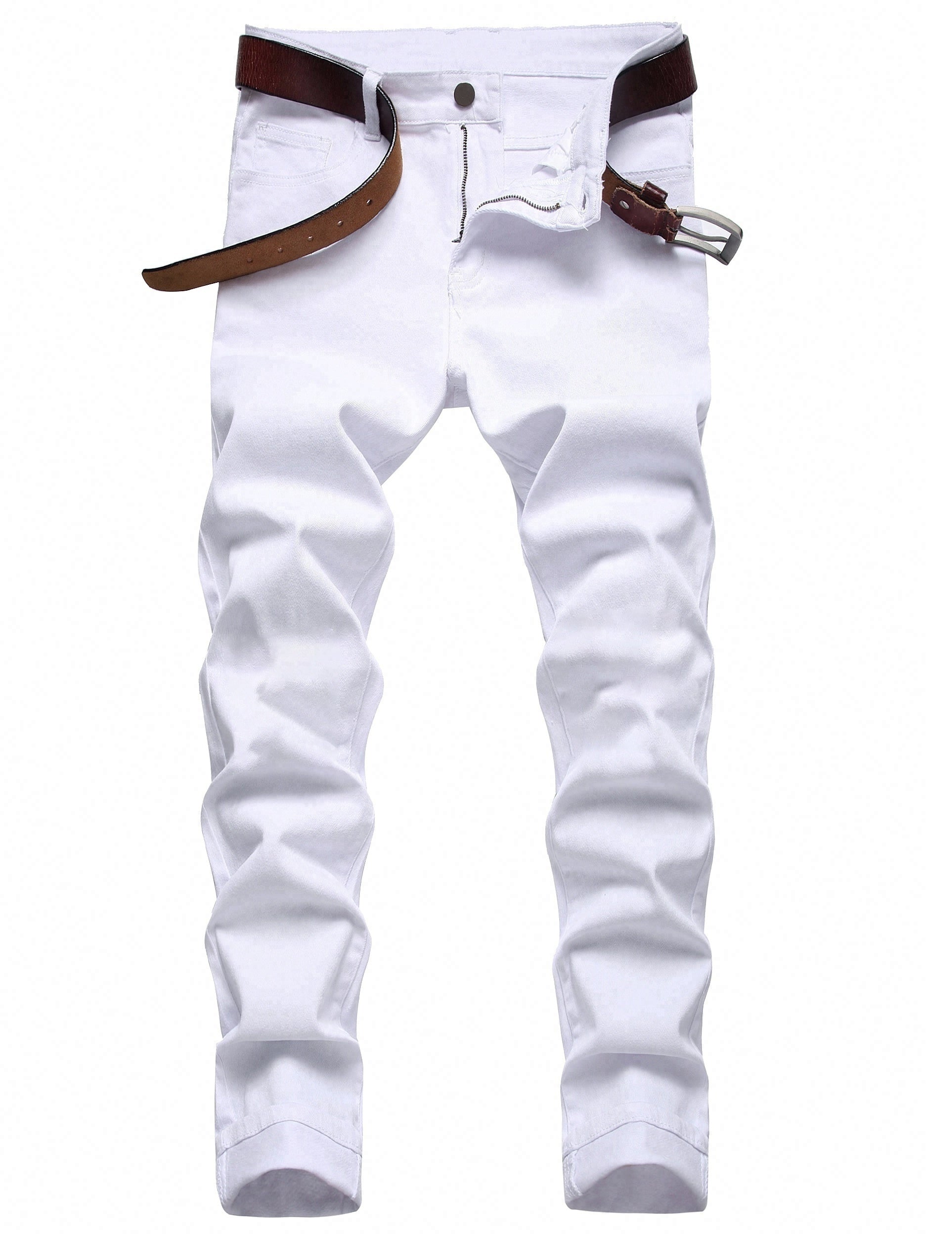 Men's Casual Straight Leg Cotton Jeans