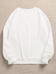 Women's Round Neck Active Sweatshirt Casual Sports Sweatshirts