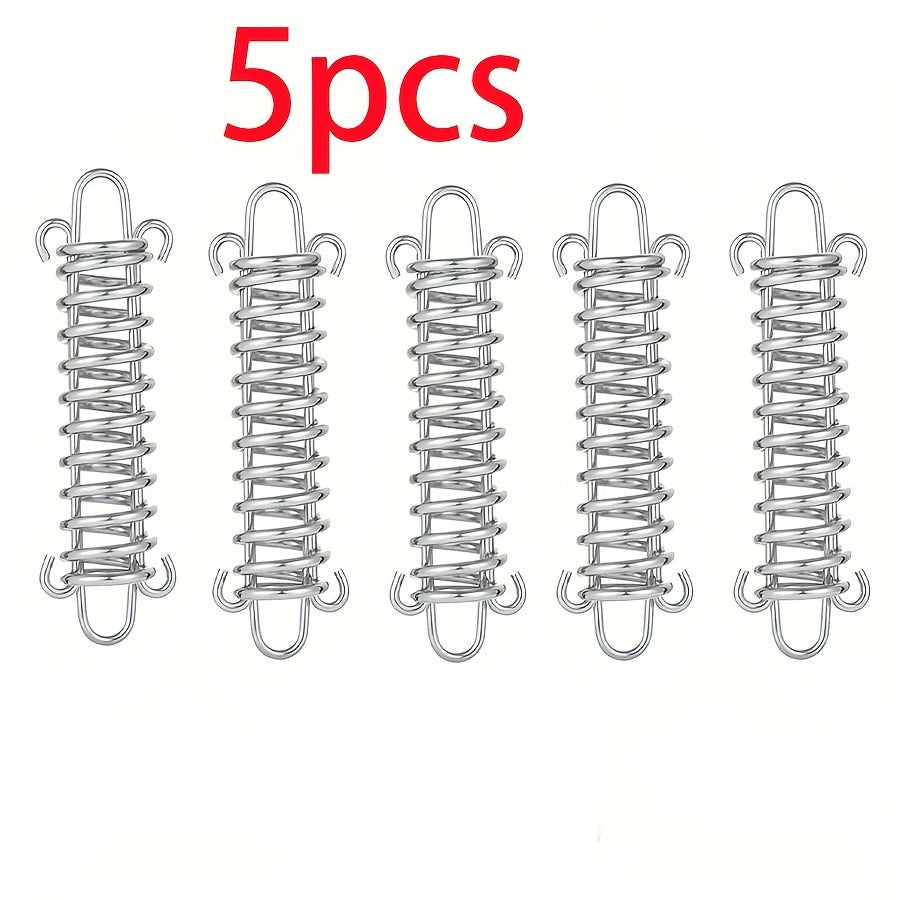 6pcs Stainless Steel Spring Buckle for Camping Tent