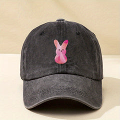 Easter Bunny Plush Doll Baseball Cap for Women Men