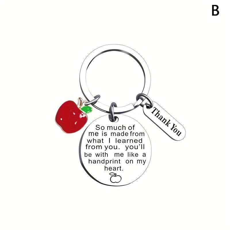 Metal Keychain Keyring Teacher's Gift Christmas Gift