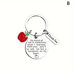 Metal Keychain Keyring Teacher's Gift Christmas Gift