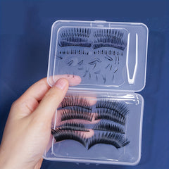 Portable Eye Lash Storage Box with Glue Sticker