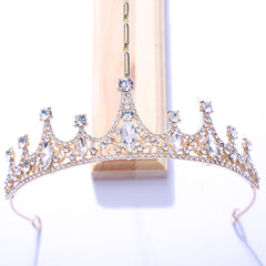 Baroque Style Bride Crown Wedding Headdress Hair Accessories Gift