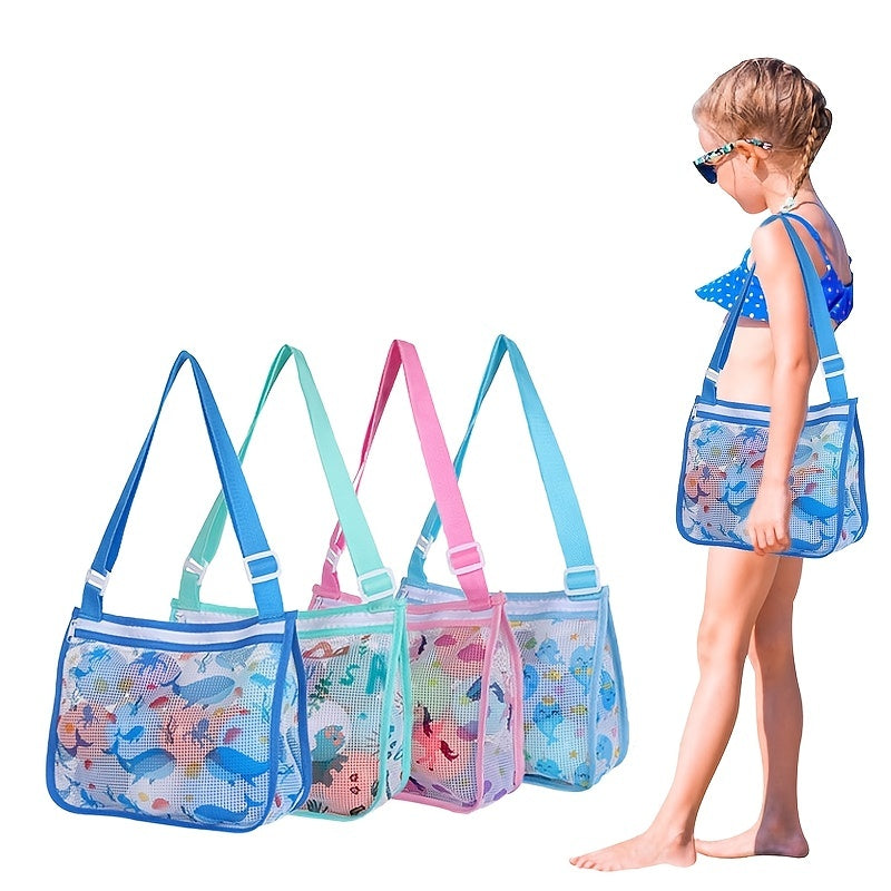 Large Capacity Beach Toy Storage Bag for Children