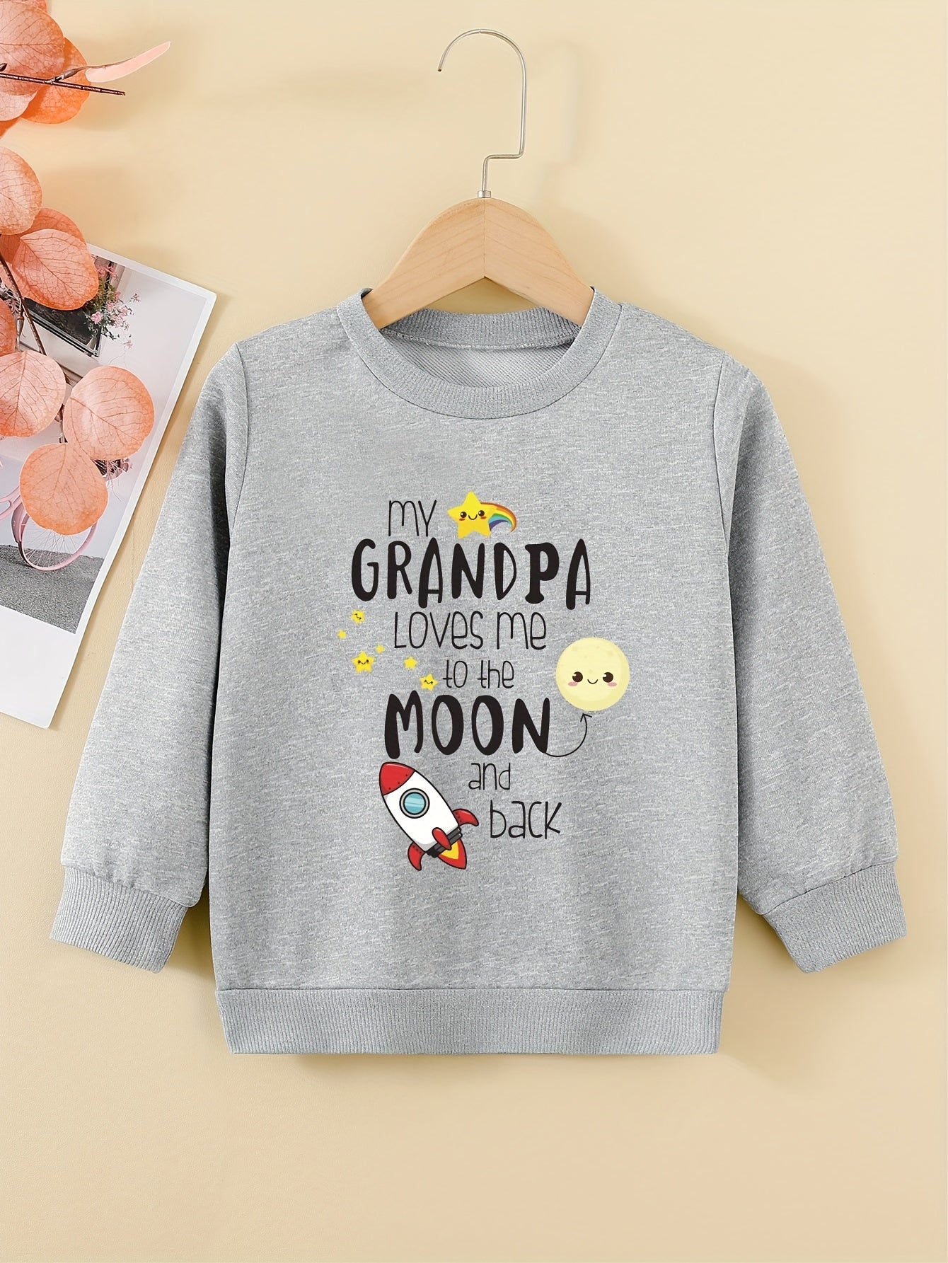 Girls' 'My Grandma Loves Me' Graphic Sweatshirt
