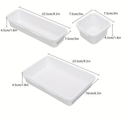 Drawer Cosmetic Organizer Storage Box Dustproof Household Desktop Fruit Holder