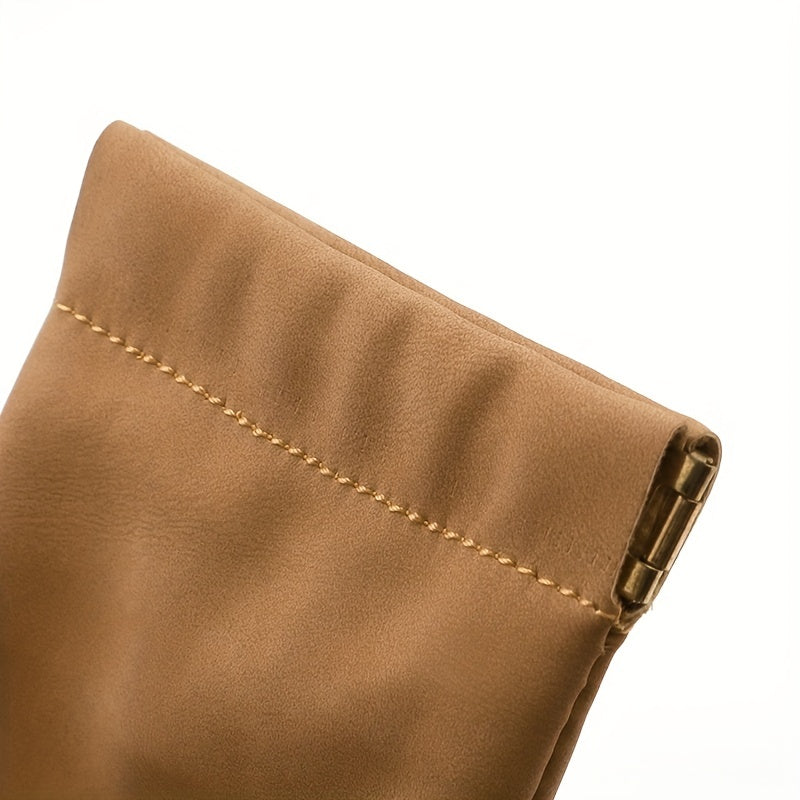 Velvet Glasses Bag Automatic Closure Sunglasses Pouch