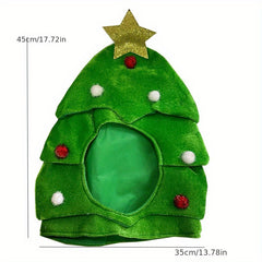 Funny Christmas Tree Top Hat Adorable Headgear Cosplay Decor Gift