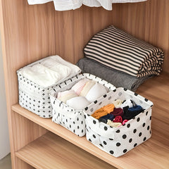 Foldable Fabric Storage Basket: Tabletop Organization