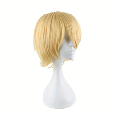 Men's 14 Inch Anime Cosplay Wig