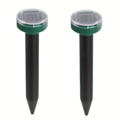 Solar Ultrasonic Circular Ground Penetrating Repellent for Lawn Garden & Yard