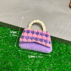 Doll Dressing Bag Handbag for Dollhouse Decoration