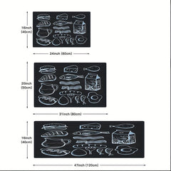 Soft Kitchen Rug Anti Fatigue Cushioned Waterproof Mat Non Slip