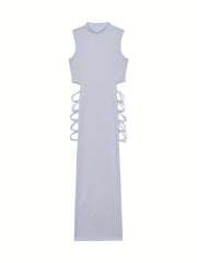 Sexy Criss Cross Cut Out Bodycon Dress